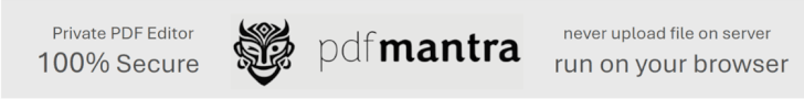 PDF Mantra - Private PDF Editor